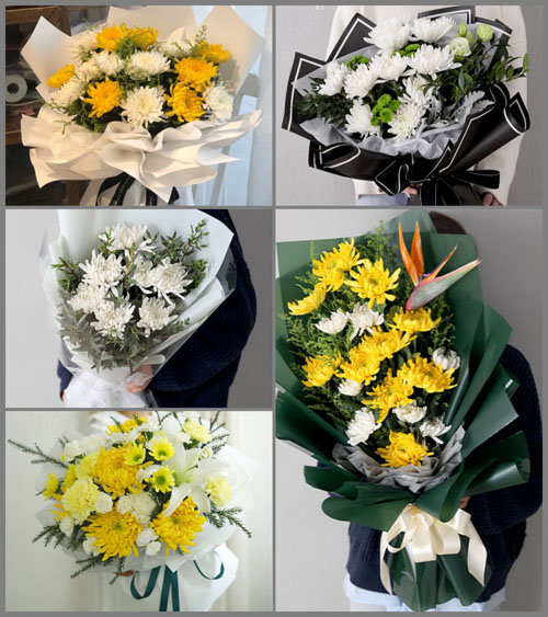 湖北随州市曾都区南郊街道平原岗村白事花束代送